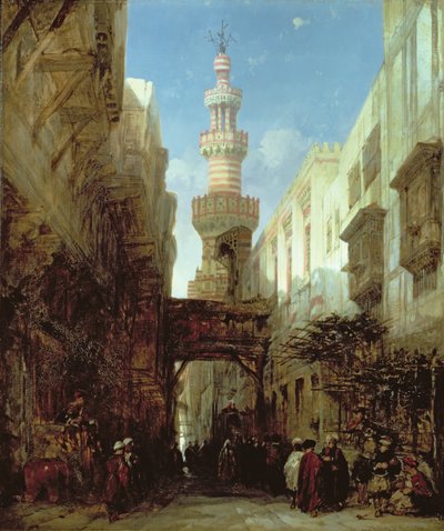 Rue au Caire, 1846 - David Roberts